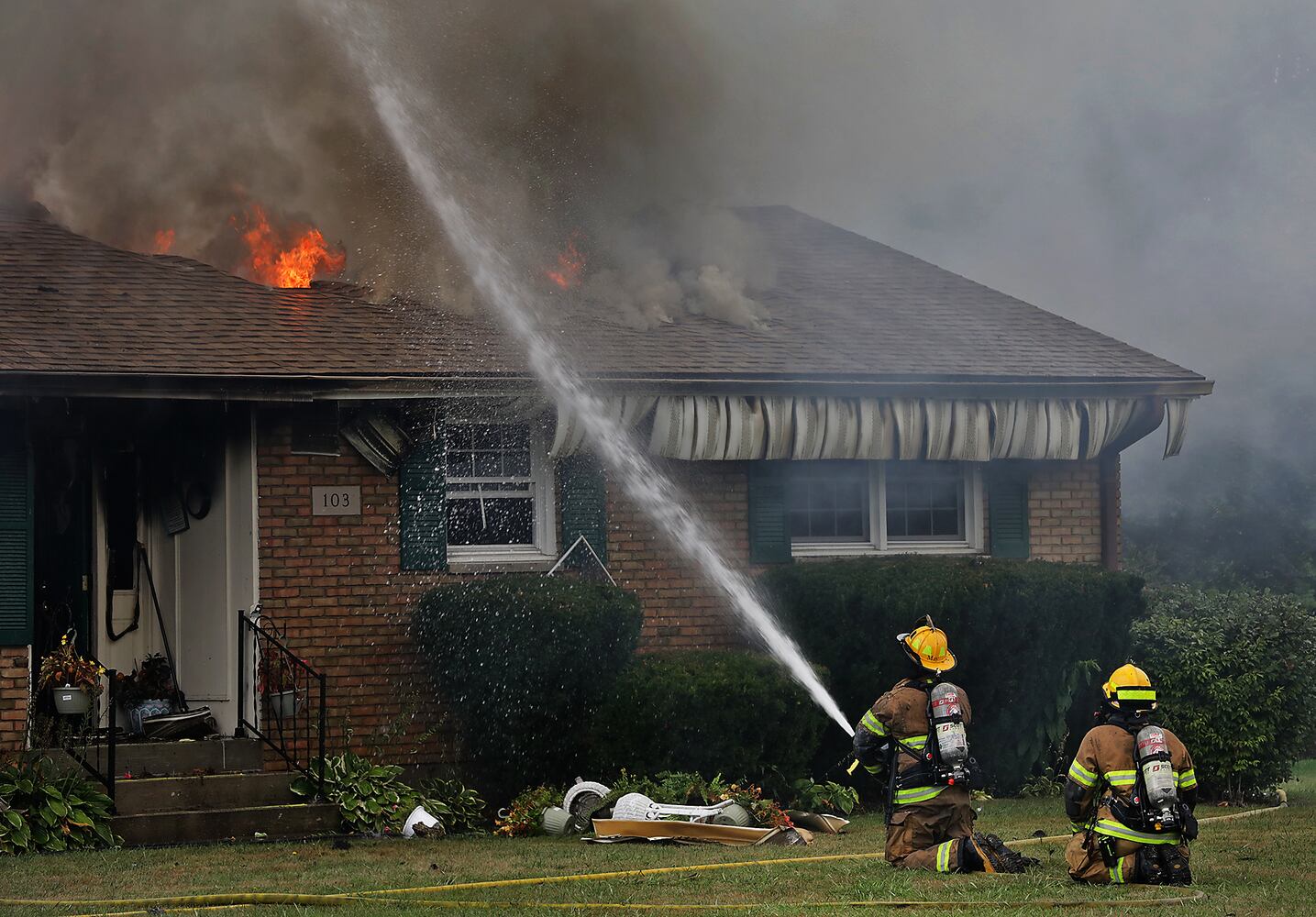 PHOTOS: House Fire on Thomaston Trail
