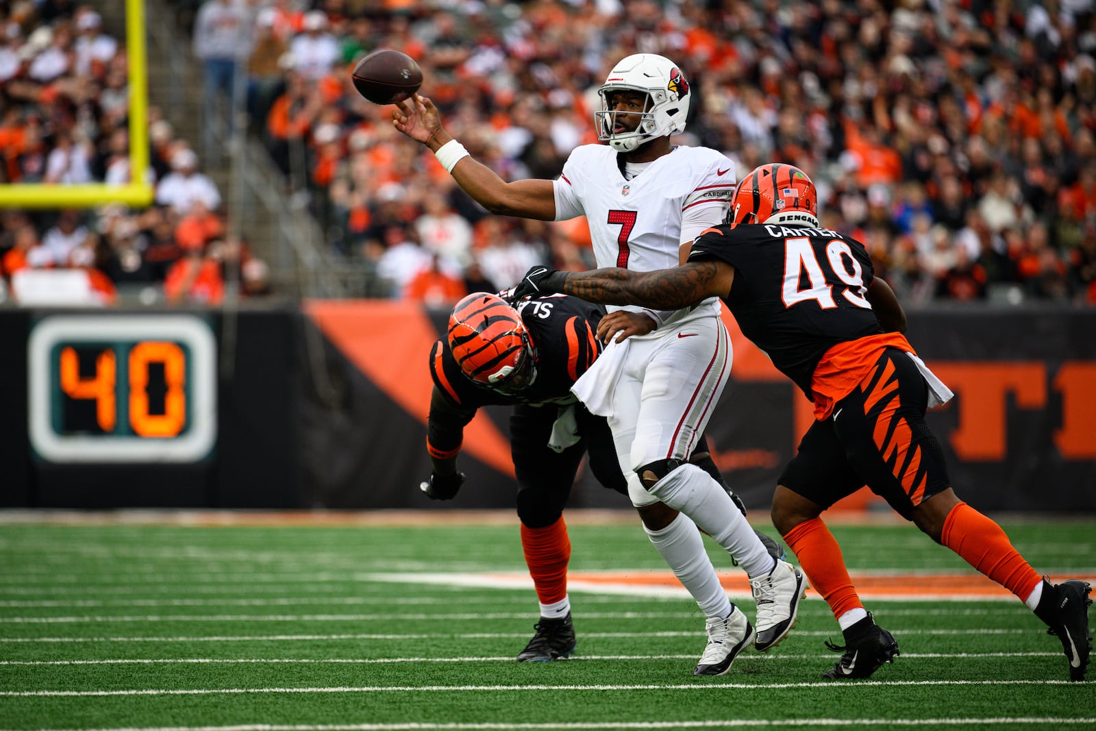Images from the Cincinnati Bengals 37-14 victory over the Arizona Cardinals on Sunday, Dec. 28, at Paycor Stadium. JEREMY MILLER / CONTRIBUTED PHOTO