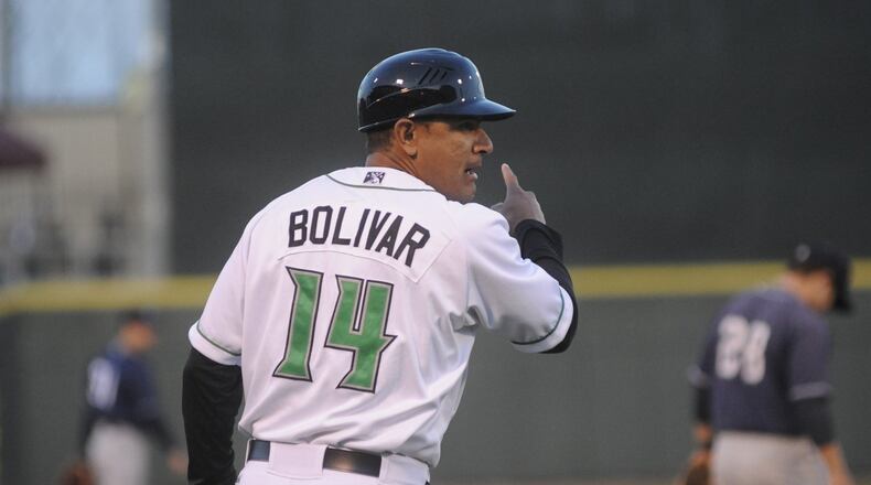 Luis Bolivar is in his second season as the Dragons manager. MARC PENDLETON / STAFF