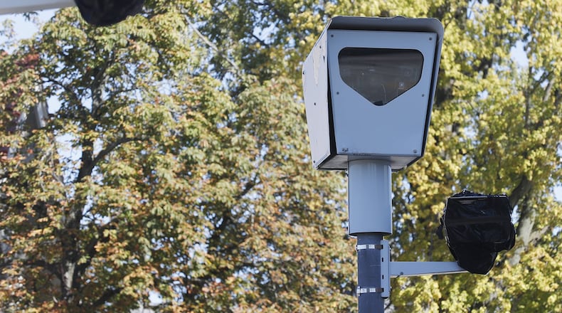 Dayton is turning on its traffic cameras but Springfield won’t follow its lead for now. Bill Lackey/Staff