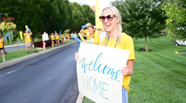 During Getting Started Weekend at Cedarville University last year, the university welcomed nearly one thousand freshman students. Courtesy of Cedarville University.