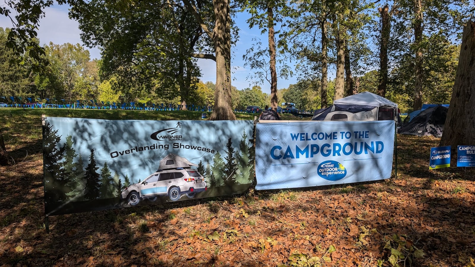 Camping is fun and free along the banks of the Eastwood lagoon at the Wagner Subaru Outdoor Experience. CONTRIBUTED