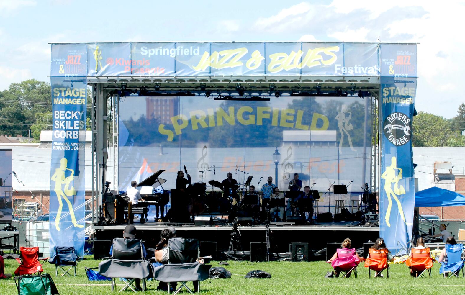 Did we spot you at the Springfield Jazz and Blues Fest?