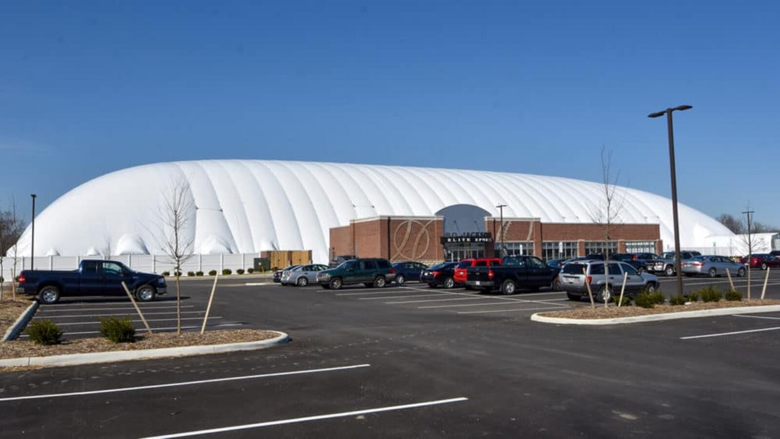 The Champion City Sports & Wellness Center, a proposed $17 million facility in Springfield, would be similar in design to the Bo Jackson Elite Sports Development dome structure in Hilliard shown here. CHRIS SCHUTTE/CONTRIBUTED