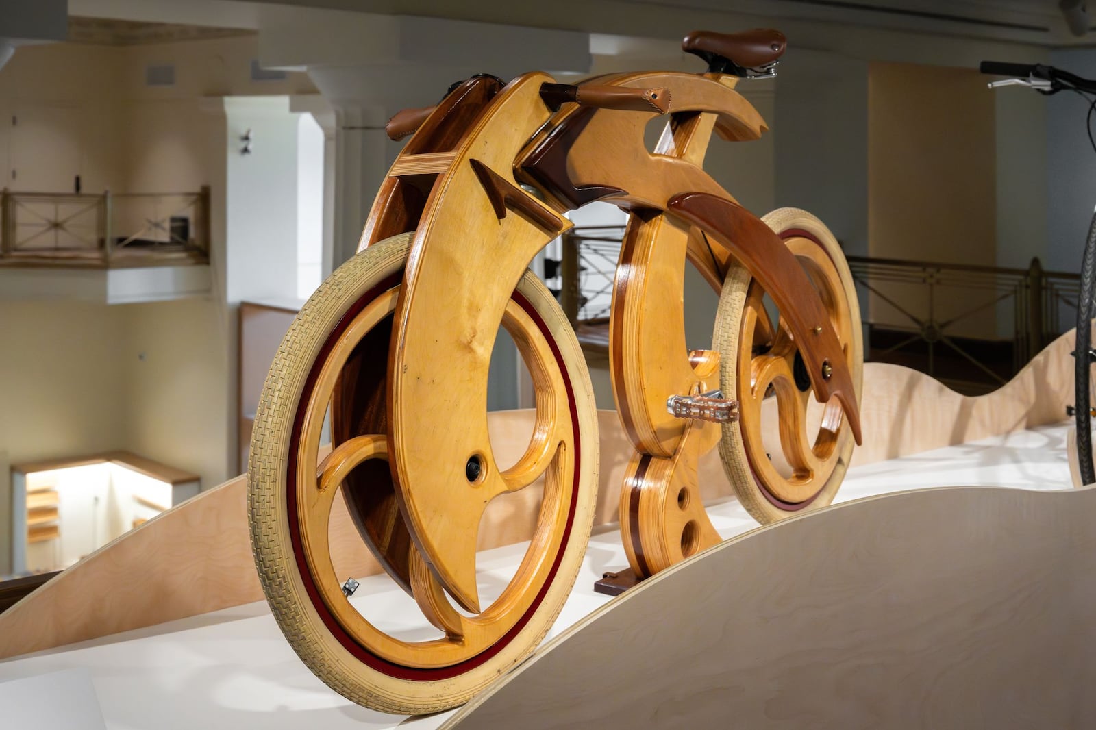 A bike made of wood. CONTRIBUTED