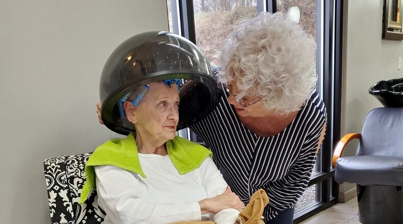 Traci Farrell with Lauretta Ware at Diversite Salon and Day Spa  in Englewood.
