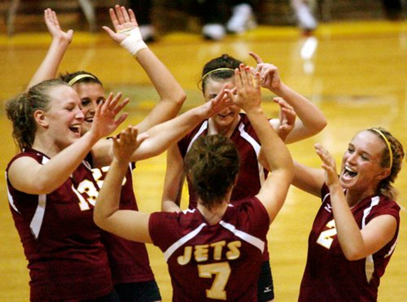 Northeastern vs. West Liberty-Salem volleyball