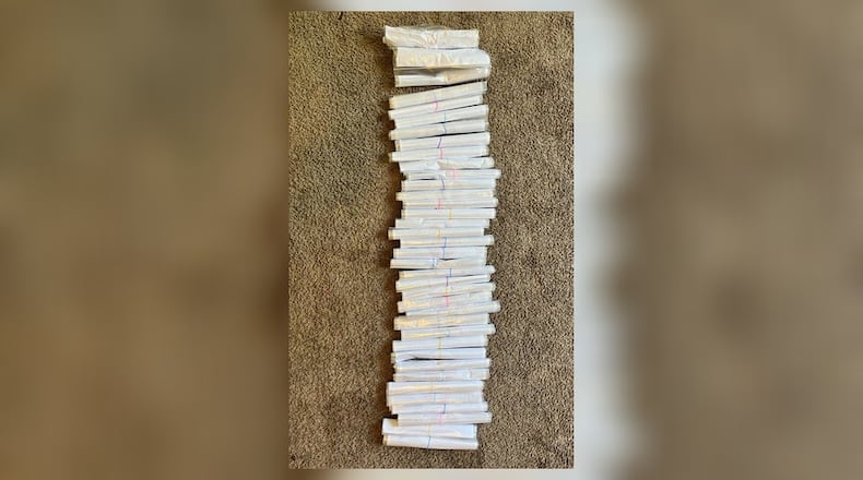 Dozens of fliers from the KKK were found in Springfield neighborhoods last week. CONTRIBUTED