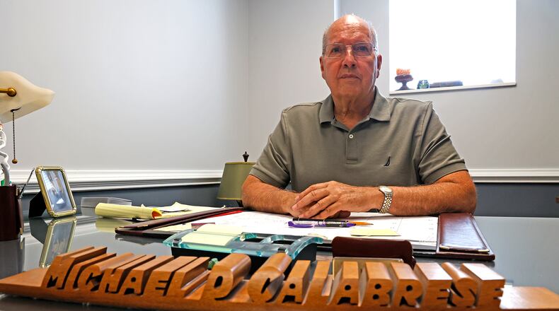 Mike Calabrese, OIC Executive Director, in his office Thursday, July 27, 2023. BILL LACKEY/STAFF