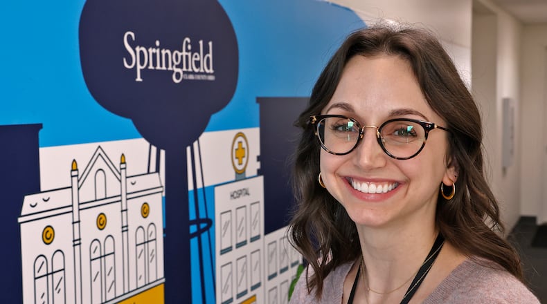 Anna Jean Sauter is an epidemiologist at the Clark County Combined Health District. “Those numbers tell us that a person who lives in Clark County on average is not going to live as long as somebody who lives in another part of the state,” said Sauter of a new county health assessment. BILL LACKEY/STAFF