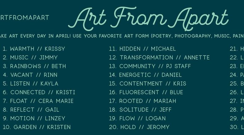 Project Jericho reached out to several of its contributing artists and collaborators for words for its new Art from Apart program to inspire its families to express themselves through art during this time of quarantining. Contributed