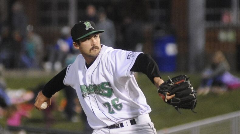 Dragons reliever Ryan Hendrix leads Midwest League relievers in strikeouts. MARC PENDLETON / STAFF