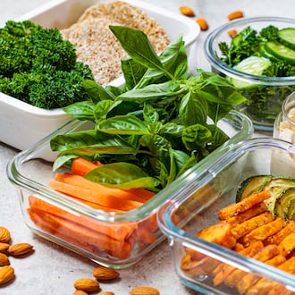 The meal-prep concept is solid for those with the time and energy make large batched of food for a week. ISTOCK