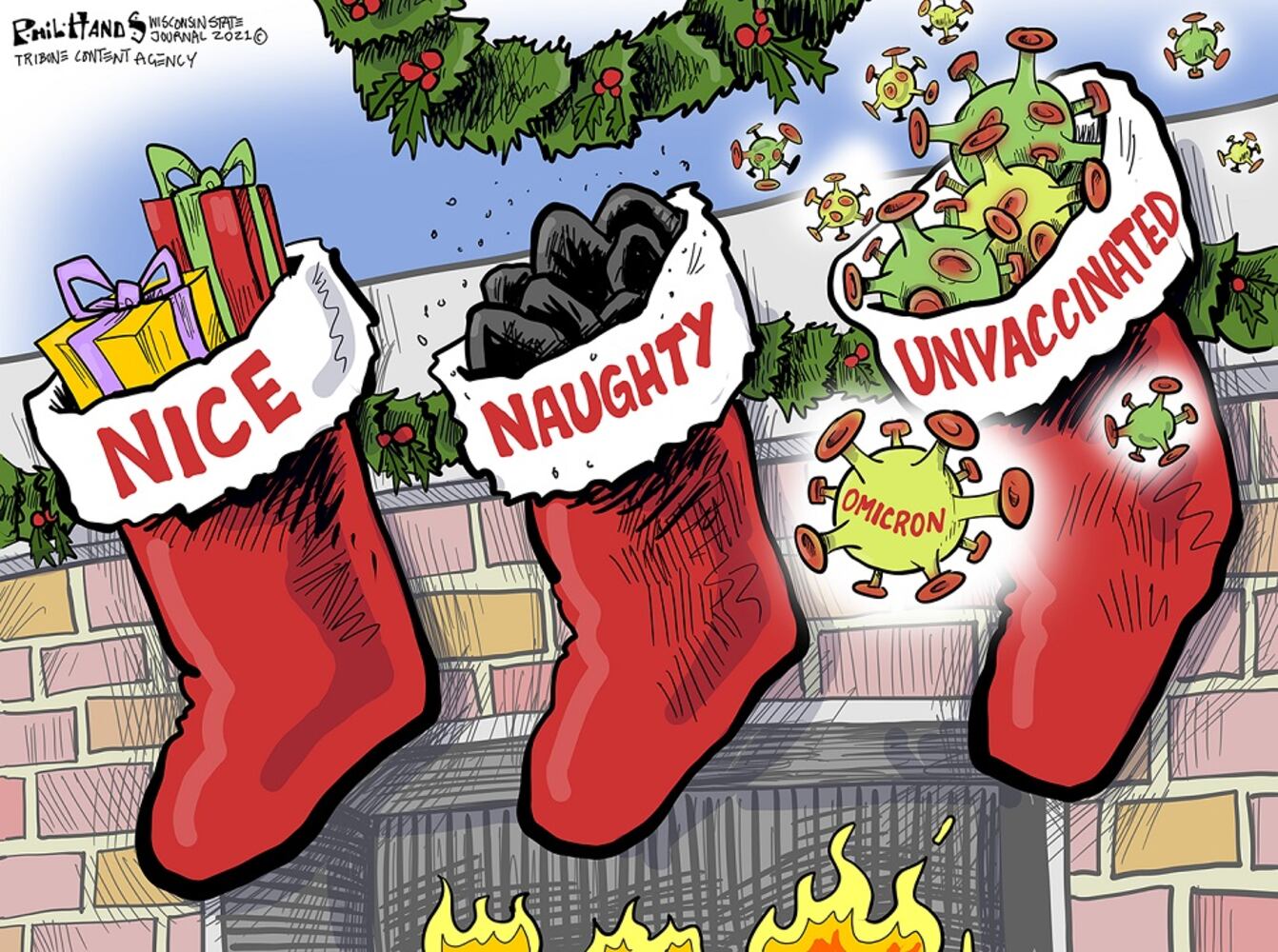 WEEK IN CARTOONS: Omicron Christmas, Joe Manchin and more