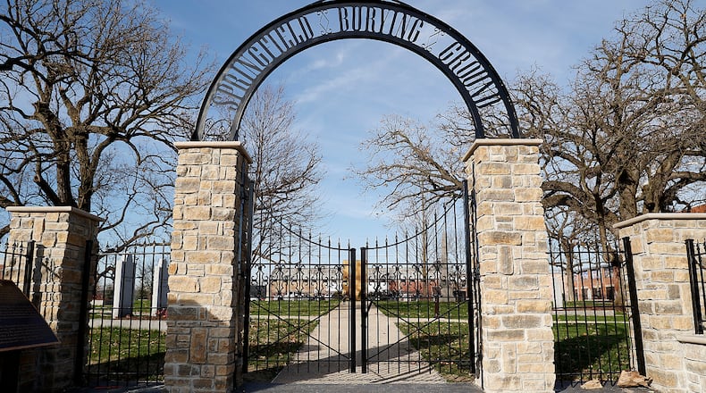 The restoration of the historic Springfield Burying Ground is nearly complete. The Burying Ground opened in 1801 and contains the final resting places of Revolutionary War soldiers, city founders and pioneers. The renovations, paid for through donations, feature walking paths, new grave markers and marker repairs along with a new fence and archway along Columbia Avenue. BILL LACKEY/STAFF