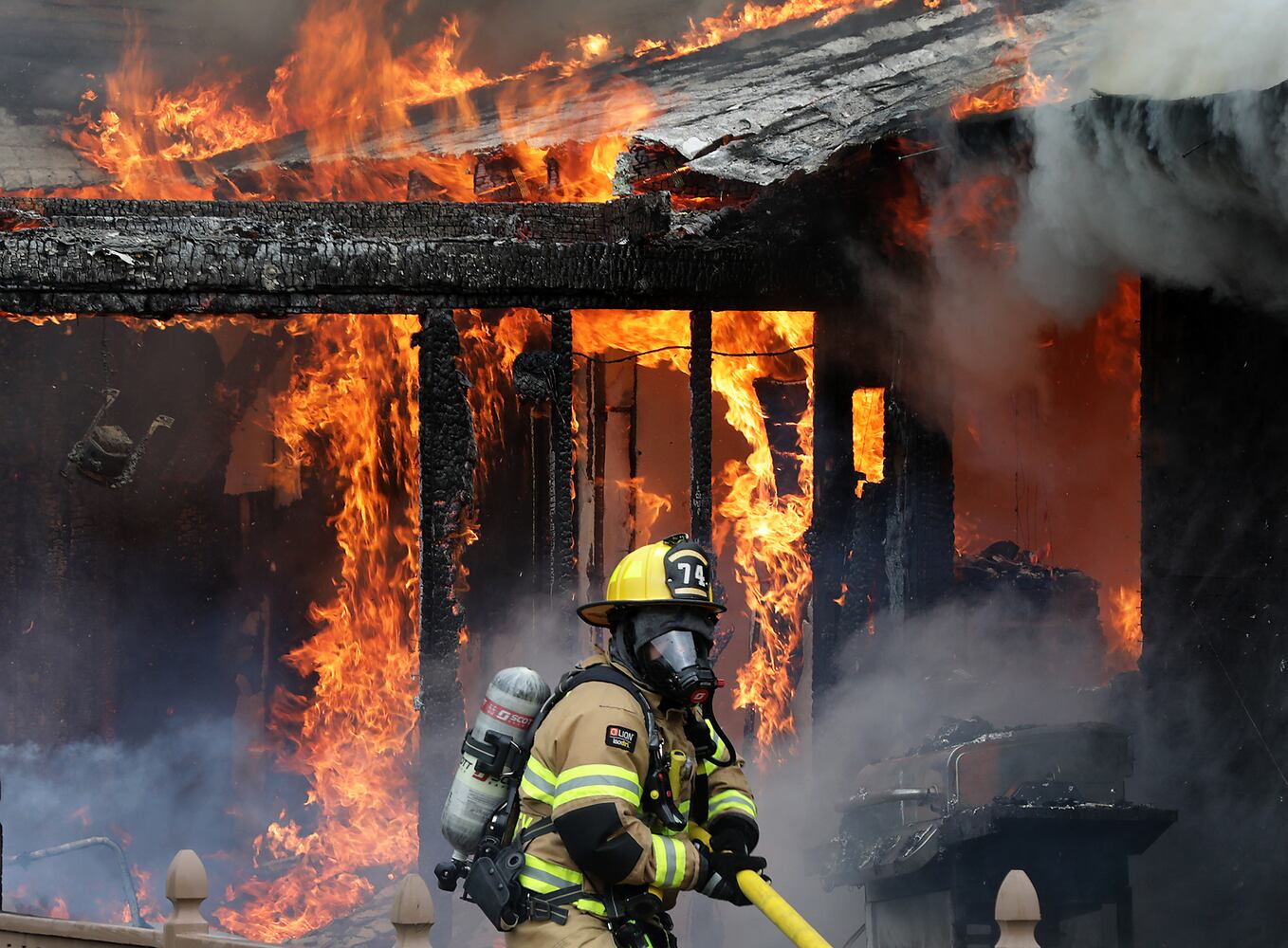 PHOTOS: House Fire on Thomaston Trail