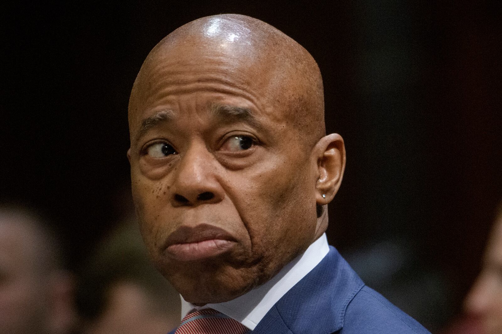 FILE - New York City Mayor Eric Adams appears before a House Committee on Oversight and Government Reform hearing with Sanctuary City Mayors on Capitol Hill, Wednesday, March 5, 2025, in Washington. (AP Photo/Rod Lamkey, Jr.,File)