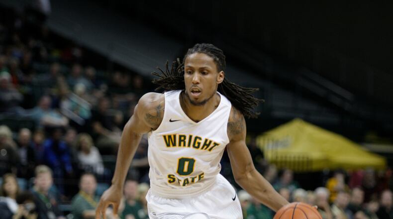 Steven Davis will be one of two players Wright State honors Sunday on Senior Day. TIM ZECHAR / CONTRIBUTED