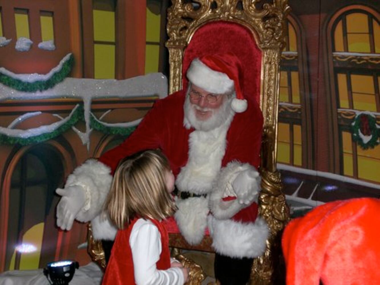 Santa visits Springfield
