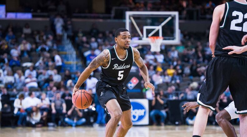 Wright State’s Skyelar Potter against Northern Kentucky earlier this season. Joseph Craven/CONTRIBUTED
