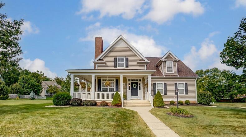 The Springfield home has a wraparound covered porch and a two-car, side-entry garage. Contributed