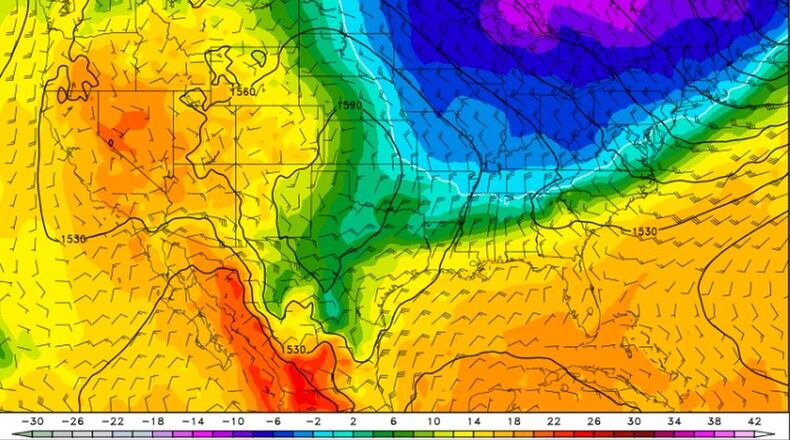 Image courtesy of College of DuPage meteorology.