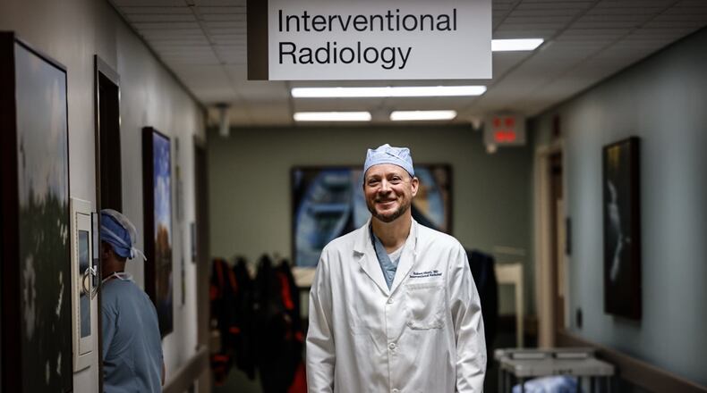 Dr. Robert Short this year opened a MINT (Minimally Invasive Nodule Therapy) clinic at the Dayton VA. His goal: Save lives by saving time and cutting out the fear and misunderstanding that can come with a diagnosis of lung cancer. Jim Noelker/Staff
