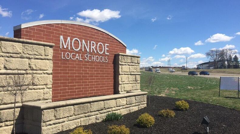 Two Monroe School students have been disciplined, say Monroe school officials, after they posted a video re-enactment of the death of George Floyd on social media. Monroe Superintendent Kathy Demers sent a statement to school parents of the Butler County school system saying the district is investigating the incident. (File Photo\Journal-News)