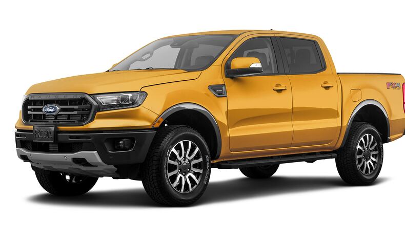 Powered by a 2.3-liter EcoBoost engine with 270 horsepower and 310 lbs.-ft. of torque paired to a 10-speed automatic transmission, the 2020 Ford Ranger is available in either SuperCab or SuperCrew configuration. It can be optioned with 4x2 or 4x4, and comes in three trim levels – XL, XLT and Lariat. Metro Creative Services photo