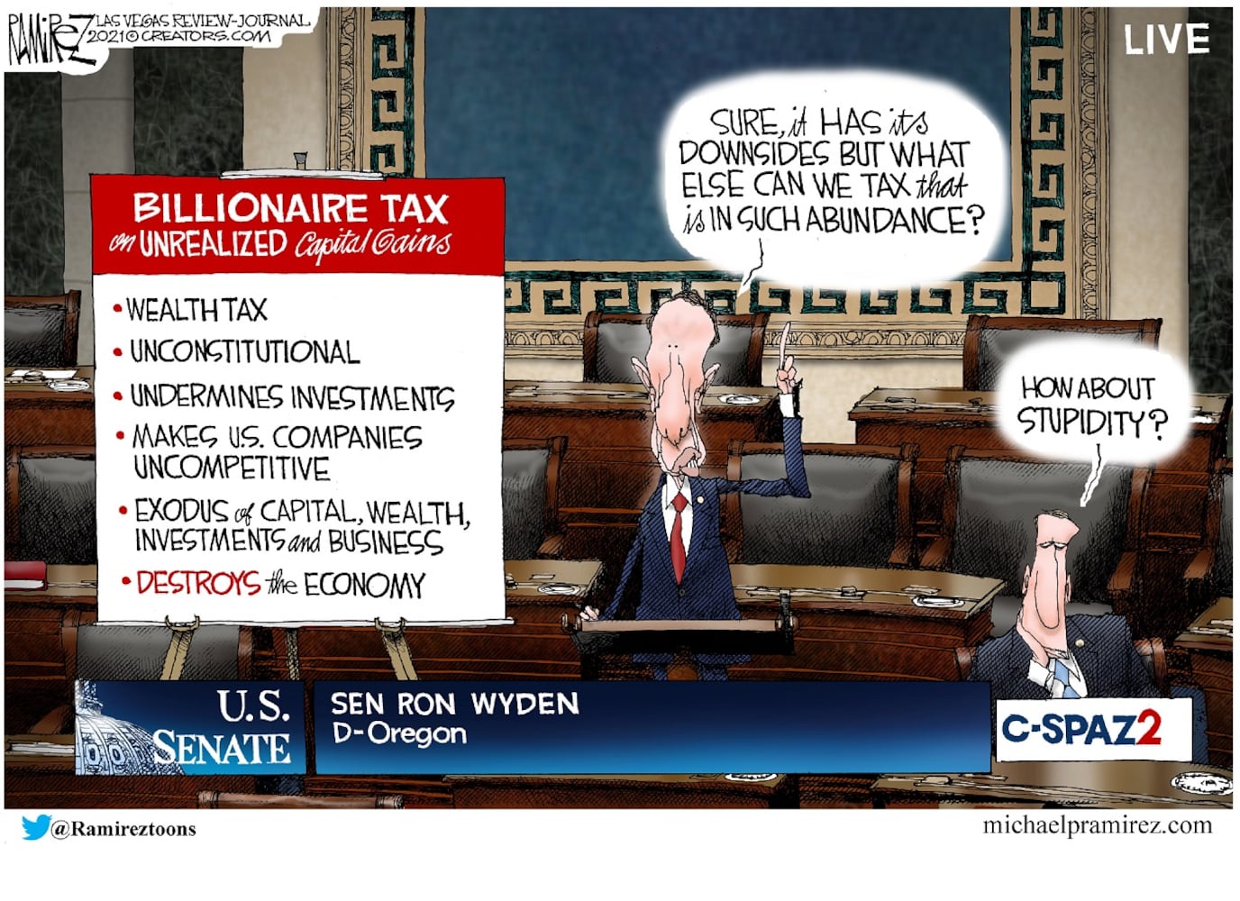 WEEK IN CARTOONS: Facebook name change, Biden’s spending plan and more