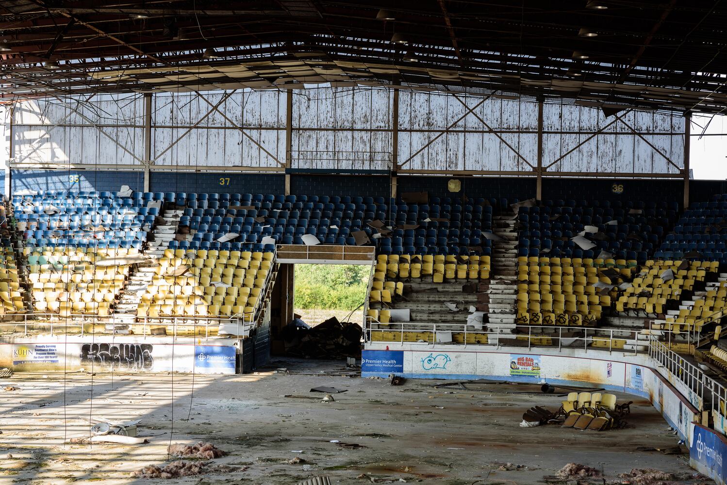 Last look inside Hara Arena
