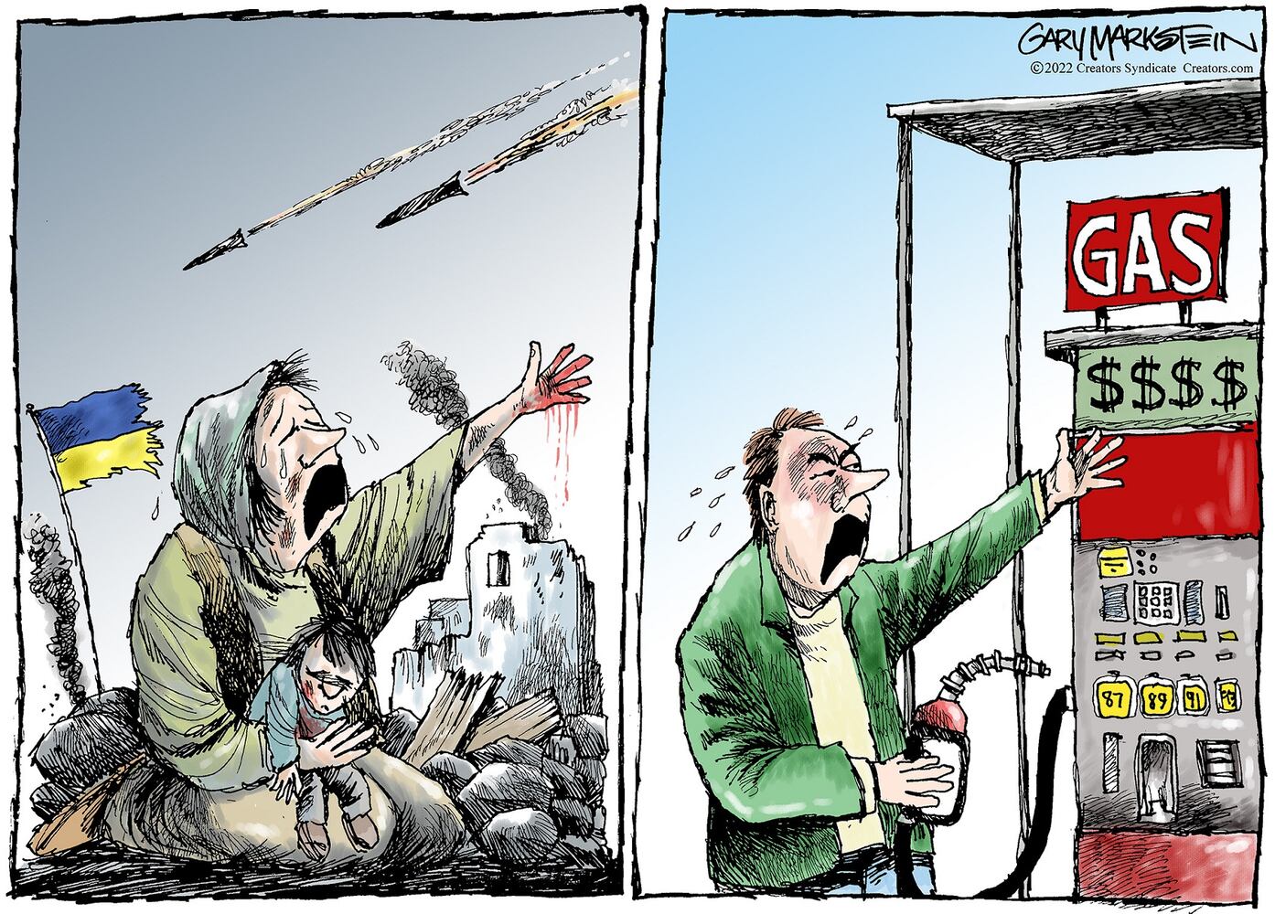 WEEK IN CARTOONS: Gas prices, Ukraine, Putin and more