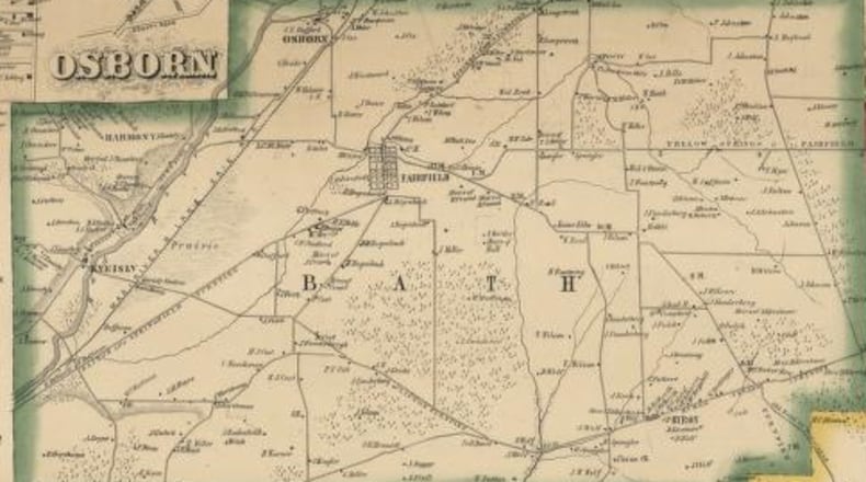 A map of Bath Twp. CONTRIBUTED