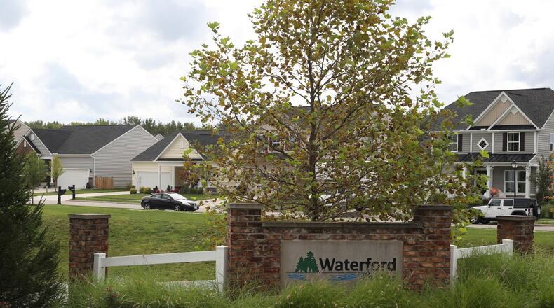 DDC Development is building a new housing project in Springfield like this development called Waterford Landing in Fairborn. BILL LACKEY/STAFF