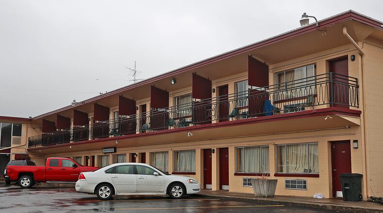 The Executive Inn along Columbia Avenue in Springfield Wednesday, Jan. 4, 2023. BILL LACKEY/STAFF