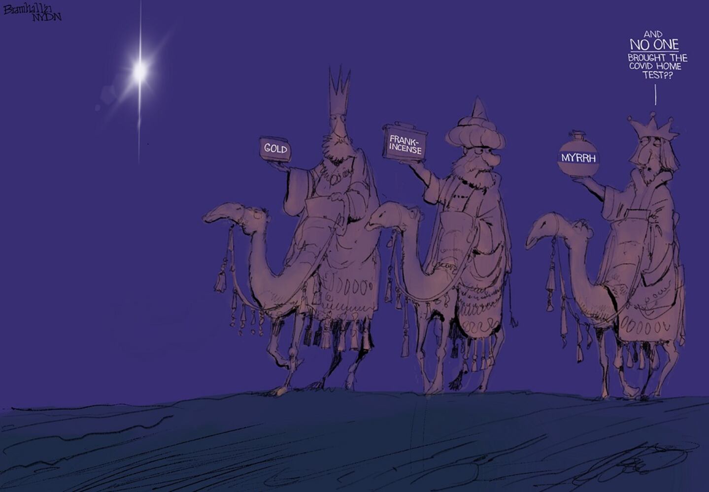 WEEK IN CARTOONS: Omicron Christmas, Joe Manchin and more
