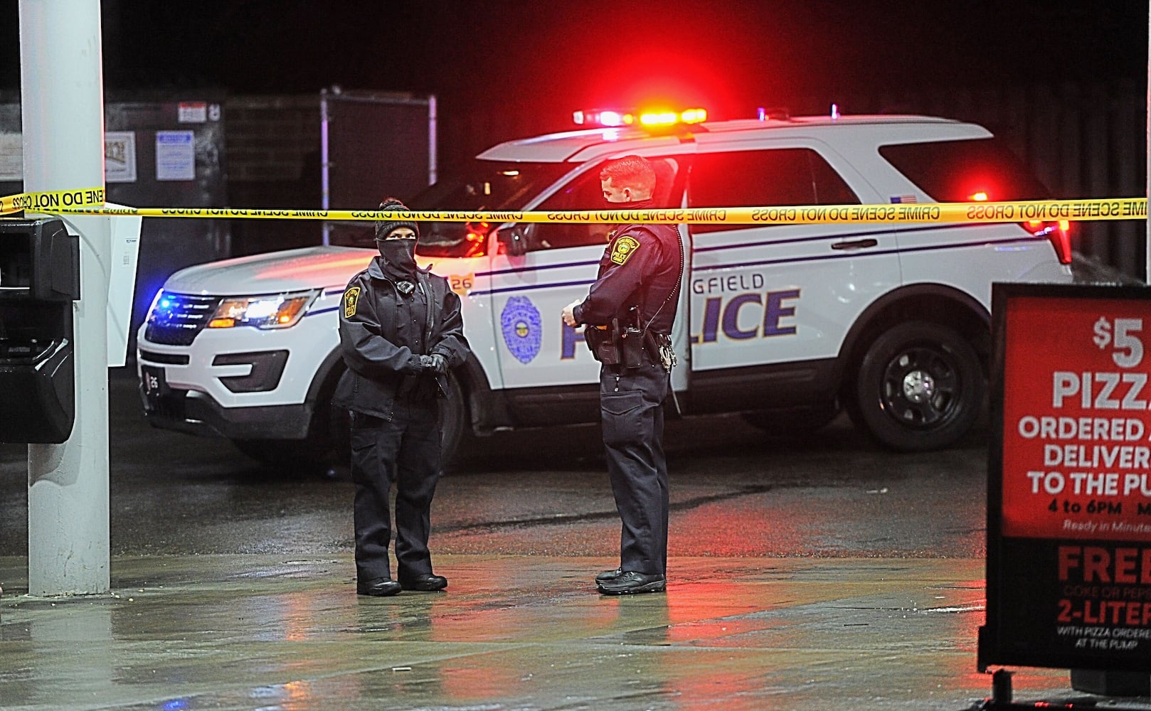 One dead, one in hospital after shooting at Springfield gas station