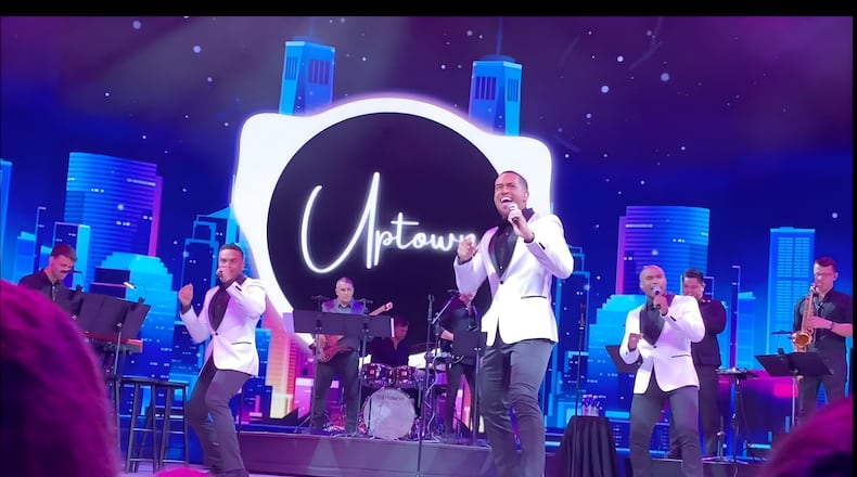 Rhythm and Blues trio Uptown will perform classic Motown and current pop hits during their concert at Urbana's Gloria Theatre on Friday.