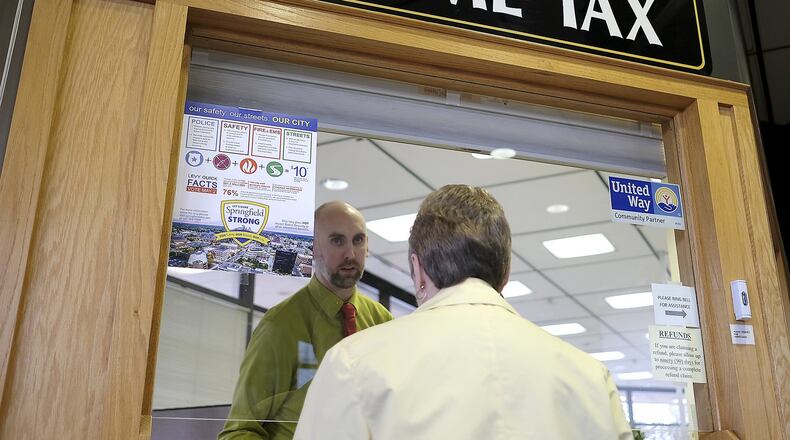 The City of Springfield is extending its 2021 tax deadline. Bill Lackey/Staff
