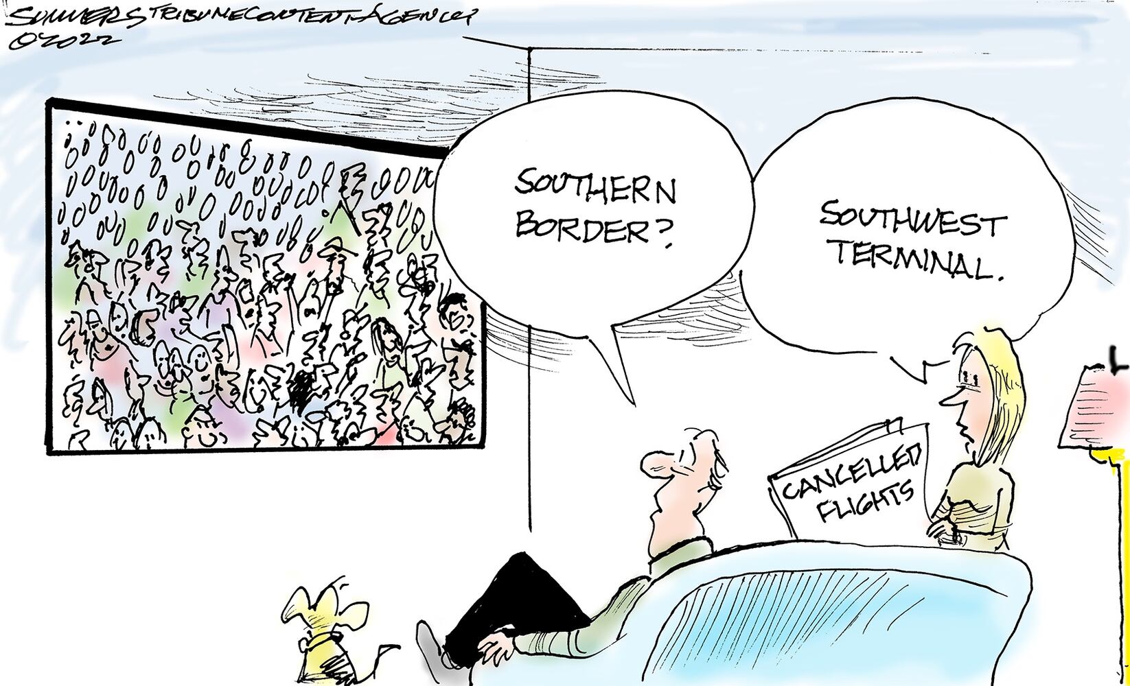 WEEK IN CARTOONS: New Year, Southwest, George Santos and more
