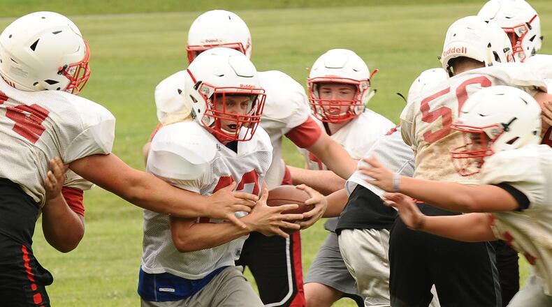 The offensive line will be key for Triad. GREG BILLING / CONTRIBUTED