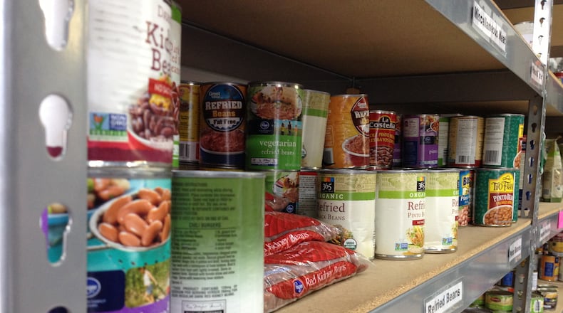 The Enon Youth Food Drive collected thousands of pounds of food. Staff file photo