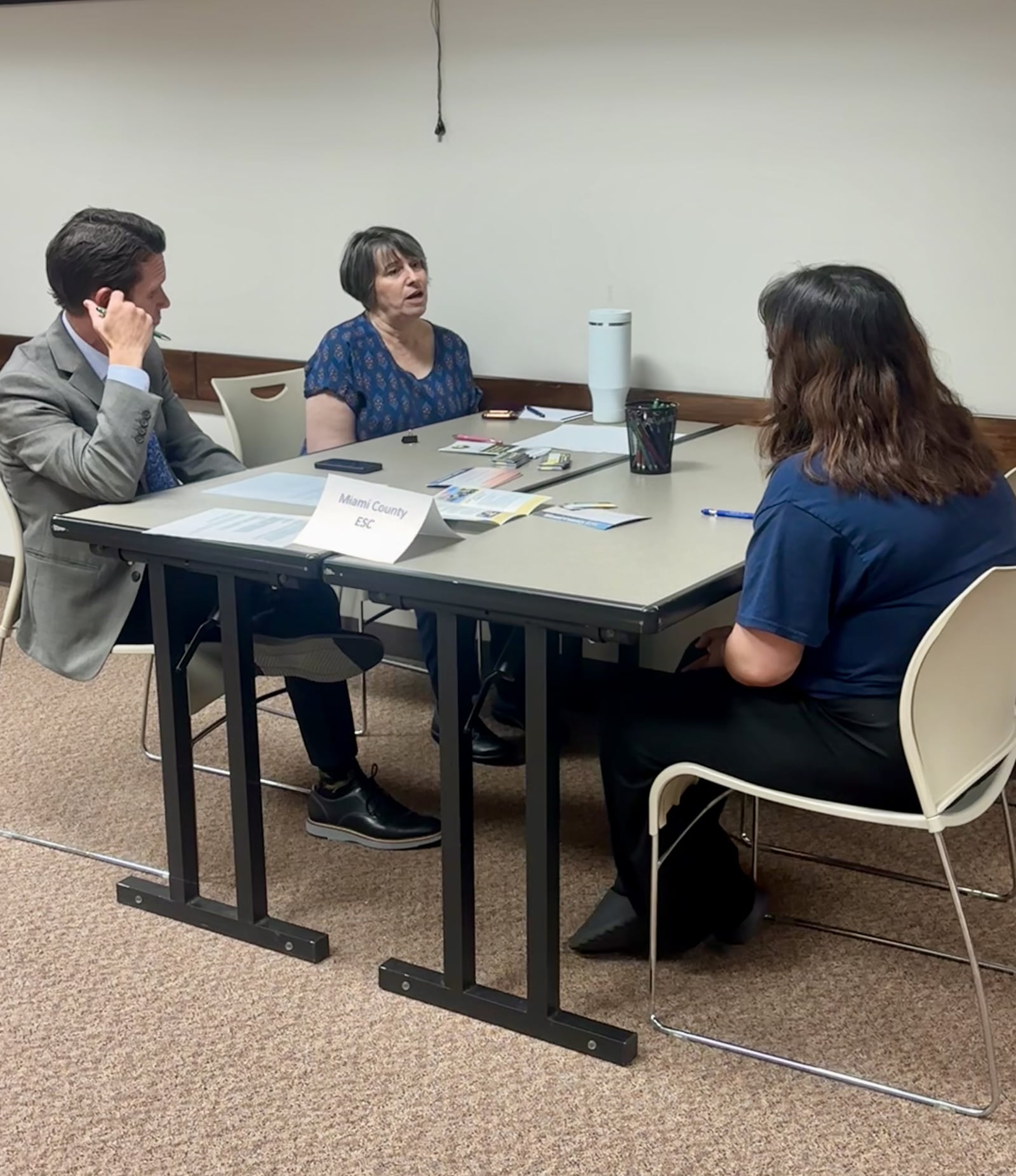 The Miami County Educational Service Center hosted a strategic hiring event with high school students in April 2025. Students who wanted to work out of high school could talk directly to employers. CONTRIBUTED.