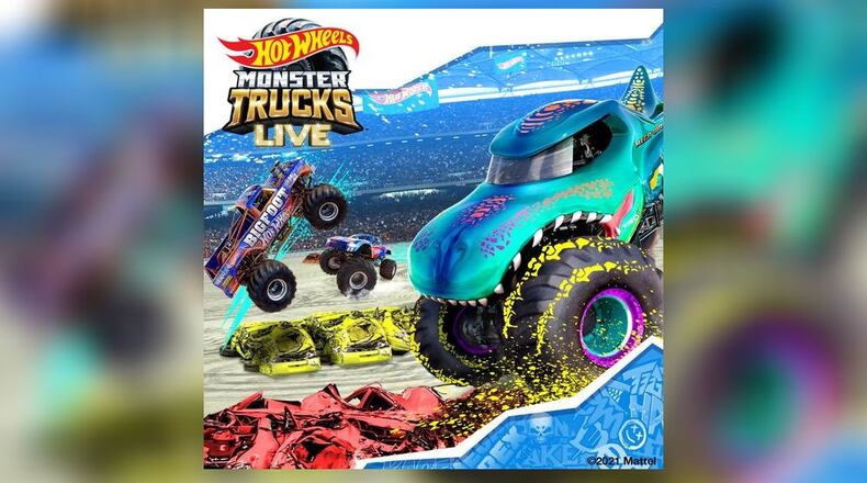 Hot Wheels Monster Trucks Live Glow Party will be held at the Nutter Center in May. (Graphic: Business Wire)