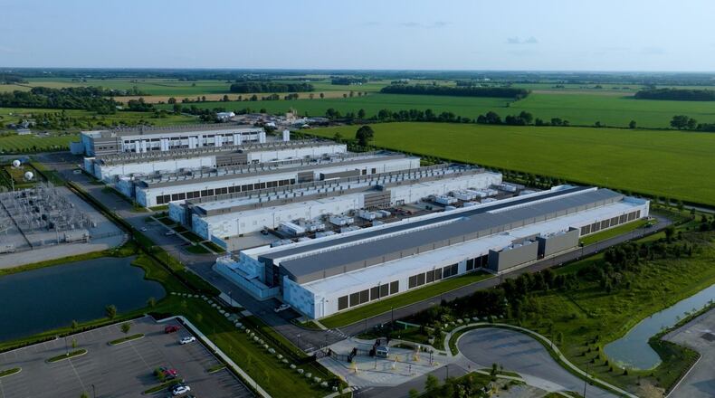 Amazon Web Services data center in Plain City, Ohio. Photo contributed by Amazon Web Services