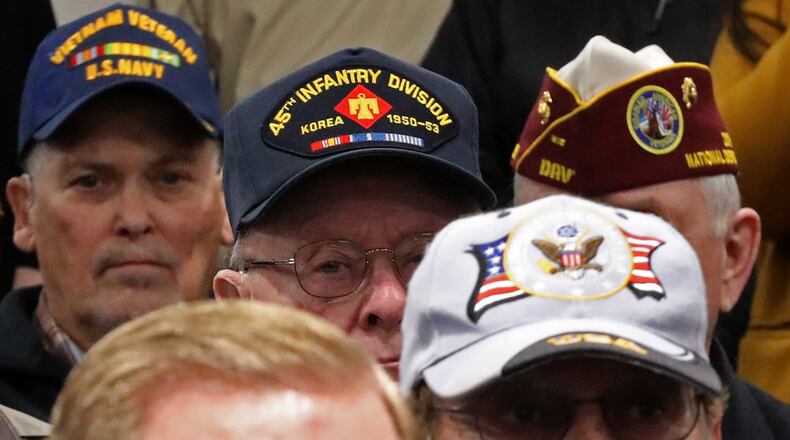 A ribbon cutting ceremony and facility tour was held at the Dayton VA Medical Center's new Springfield Community Based Outpatient Clinic on North Limestone Street Wednesday. The new 12,500 square foot clinic will open to veterans on February 18. BILL LACKEY/STAFF
