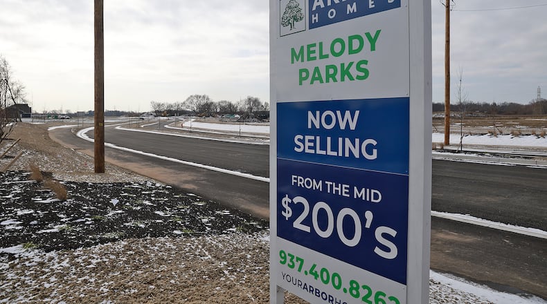 Melody Parks housing development on East National Road in Clark County Friday, Dec. 13, 2024. BILL LACKEY/STAFF