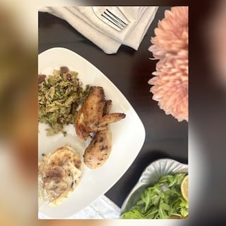 Is herb roasted whole chicken a better option to be at the center of a Thanksgiving meal? This food writer thinks so. WHITNEY KLING/CONTRIBUTED