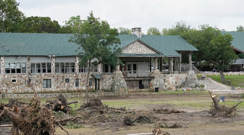 FILE - Camp Mystic in Hunt, Texas, on July 9, 2025. (AP Photo/Ashley Landis, File)