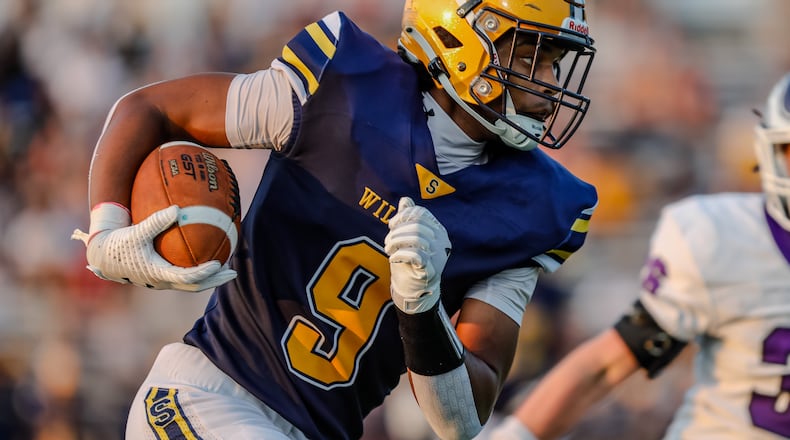 Springfield's Zy'Aire Flecther vs. Gonzaga College High school from Washington, D.C., in Springfield on Aug. 30, 2024. Michael Cooper/CONTRIBUTED
